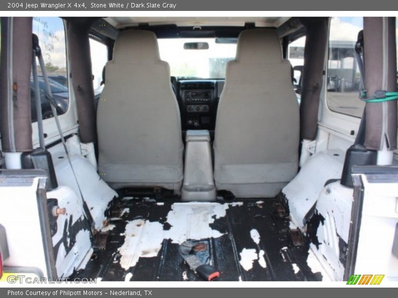 Stone White / Dark Slate Gray 2004 Jeep Wrangler X 4x4