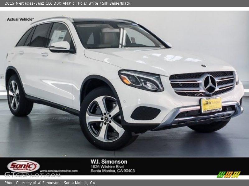 Polar White / Silk Beige/Black 2019 Mercedes-Benz GLC 300 4Matic