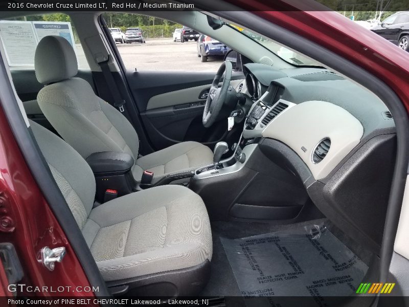 Red Hot / Medium Titanium 2016 Chevrolet Cruze Limited LT