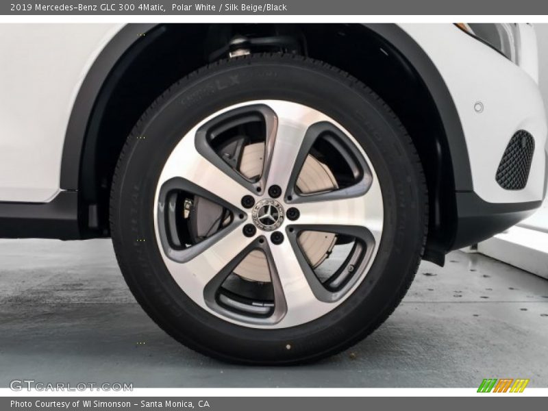 Polar White / Silk Beige/Black 2019 Mercedes-Benz GLC 300 4Matic