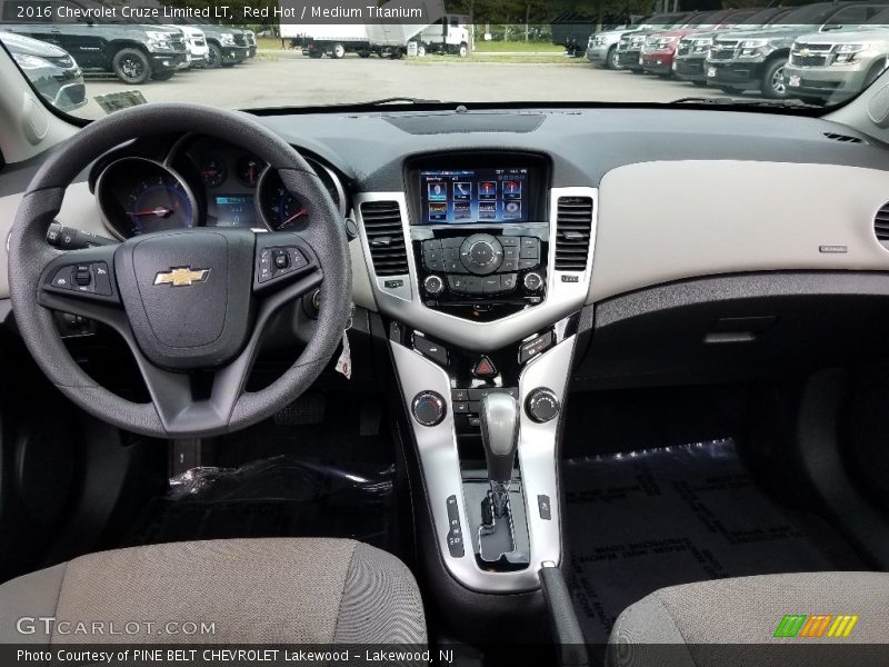 Red Hot / Medium Titanium 2016 Chevrolet Cruze Limited LT