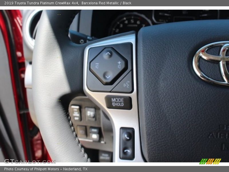 Barcelona Red Metallic / Black 2019 Toyota Tundra Platinum CrewMax 4x4