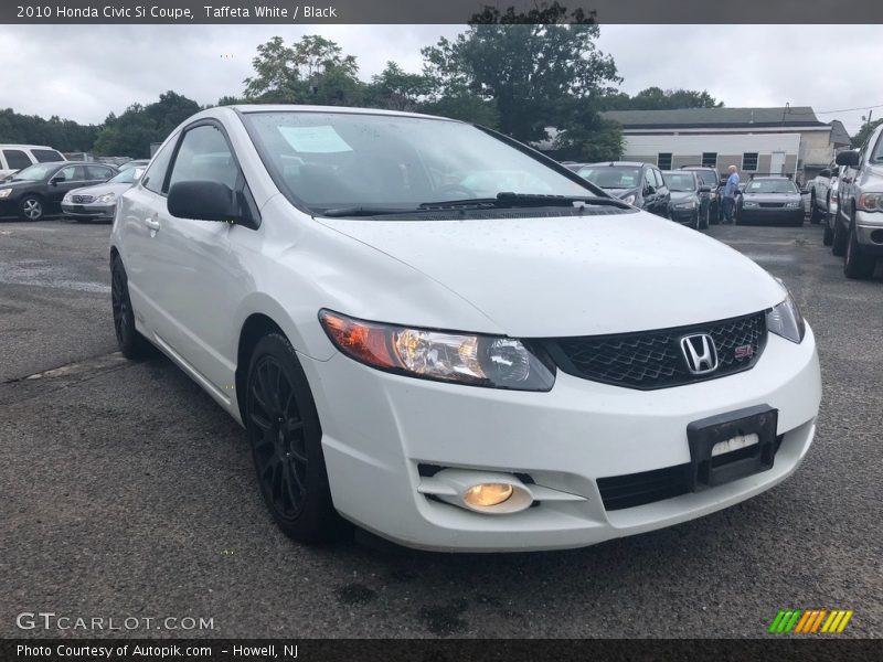 Taffeta White / Black 2010 Honda Civic Si Coupe