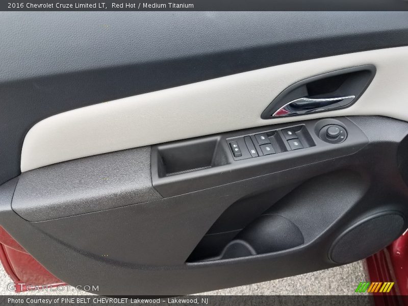 Red Hot / Medium Titanium 2016 Chevrolet Cruze Limited LT