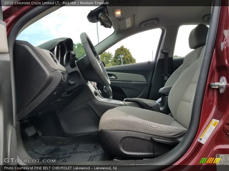 Red Hot / Medium Titanium 2016 Chevrolet Cruze Limited LT