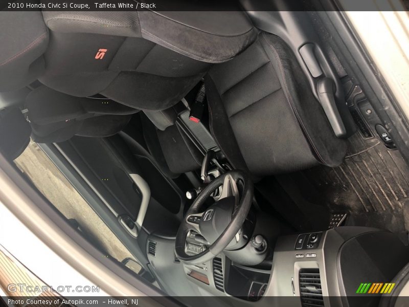 Taffeta White / Black 2010 Honda Civic Si Coupe