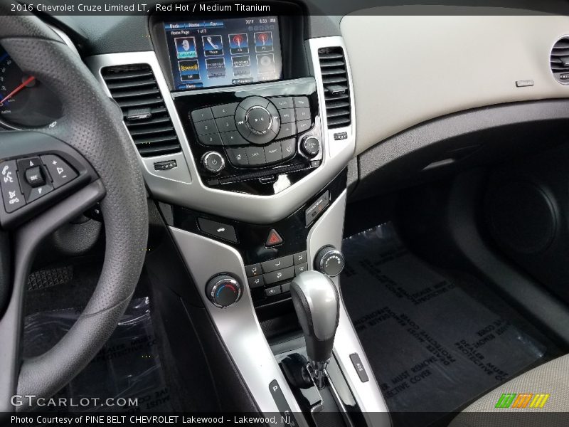 Red Hot / Medium Titanium 2016 Chevrolet Cruze Limited LT