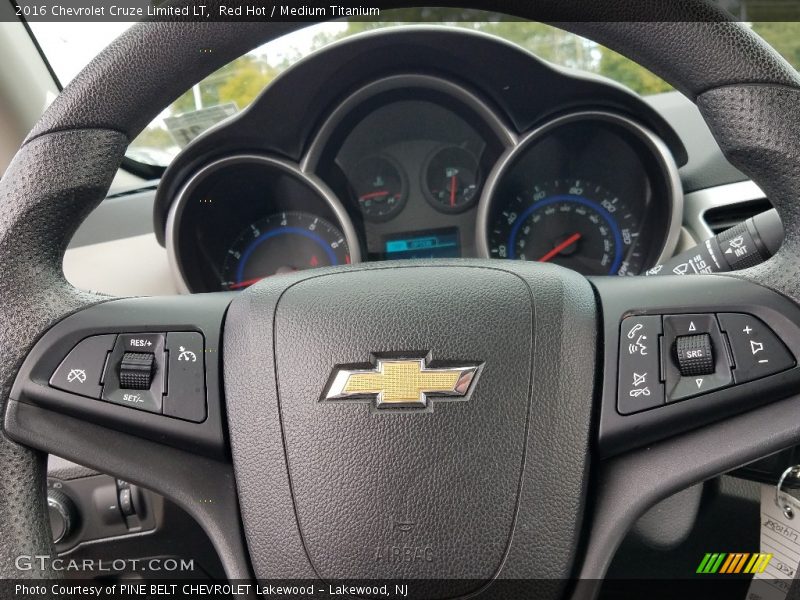 Red Hot / Medium Titanium 2016 Chevrolet Cruze Limited LT