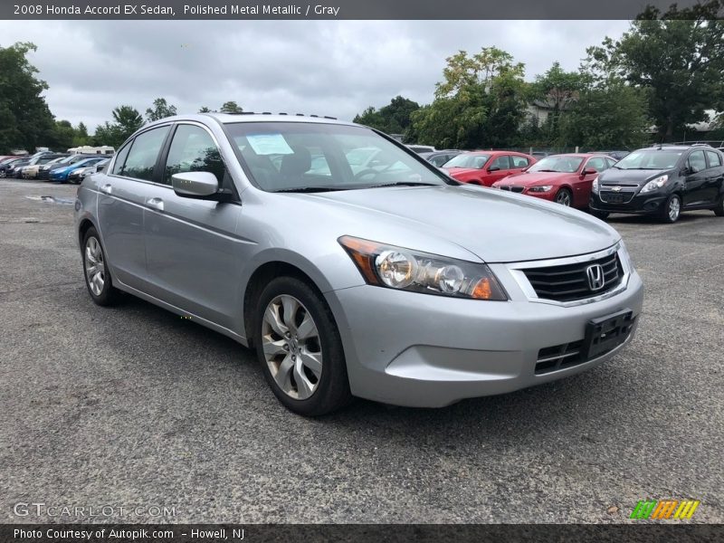 Polished Metal Metallic / Gray 2008 Honda Accord EX Sedan