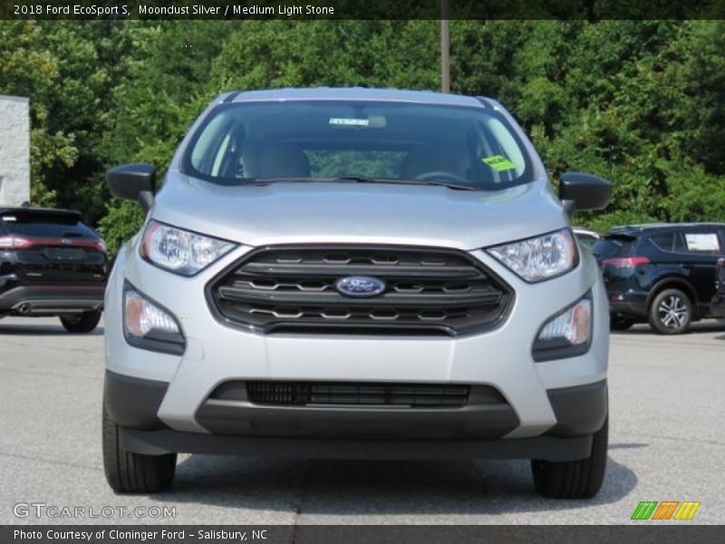 Moondust Silver / Medium Light Stone 2018 Ford EcoSport S