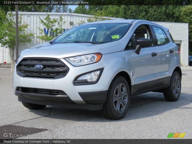Moondust Silver / Medium Light Stone 2018 Ford EcoSport S