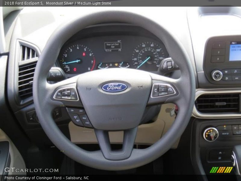 Moondust Silver / Medium Light Stone 2018 Ford EcoSport S