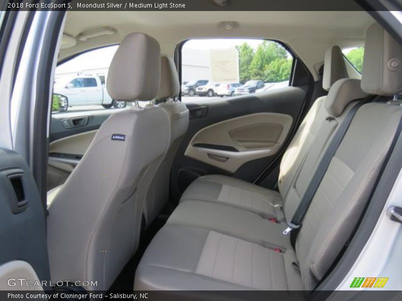 Moondust Silver / Medium Light Stone 2018 Ford EcoSport S
