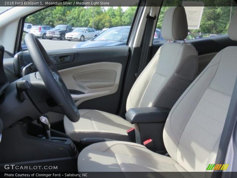 Moondust Silver / Medium Light Stone 2018 Ford EcoSport S