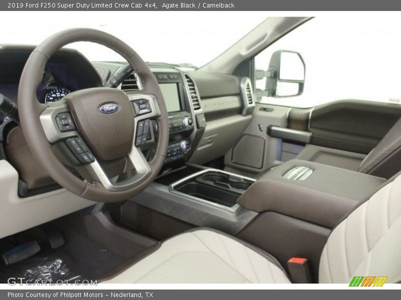 Front Seat of 2019 F250 Super Duty Limited Crew Cab 4x4