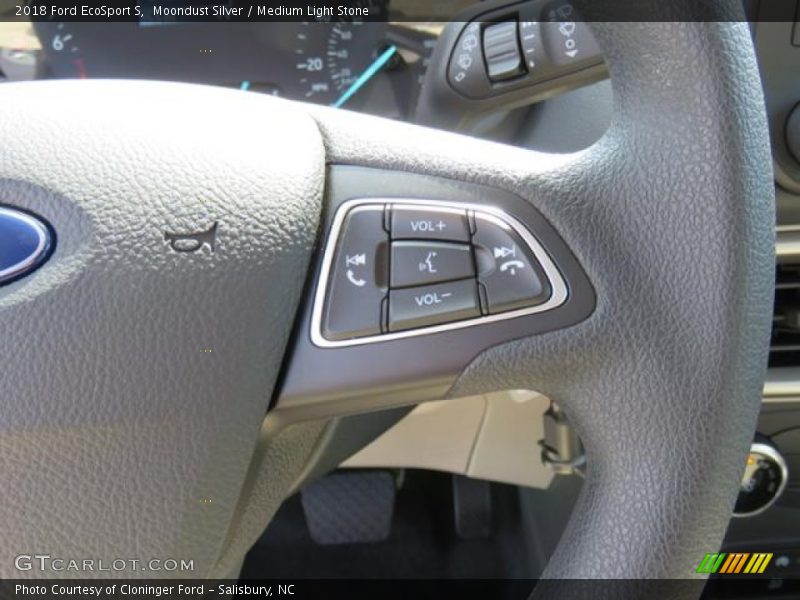 Moondust Silver / Medium Light Stone 2018 Ford EcoSport S