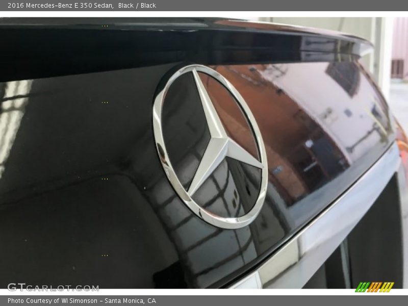 Black / Black 2016 Mercedes-Benz E 350 Sedan