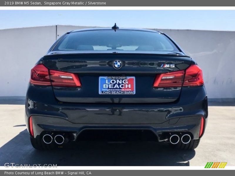 Singapore Gray Metallic / Silverstone 2019 BMW M5 Sedan