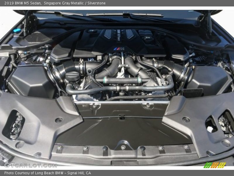  2019 M5 Sedan Engine - 4.4 Liter M TwinPower Turbocharged DOHC 32-Valve VVT V8