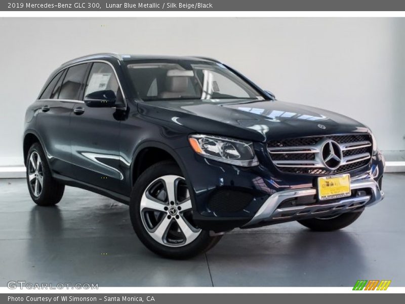 Lunar Blue Metallic / Silk Beige/Black 2019 Mercedes-Benz GLC 300