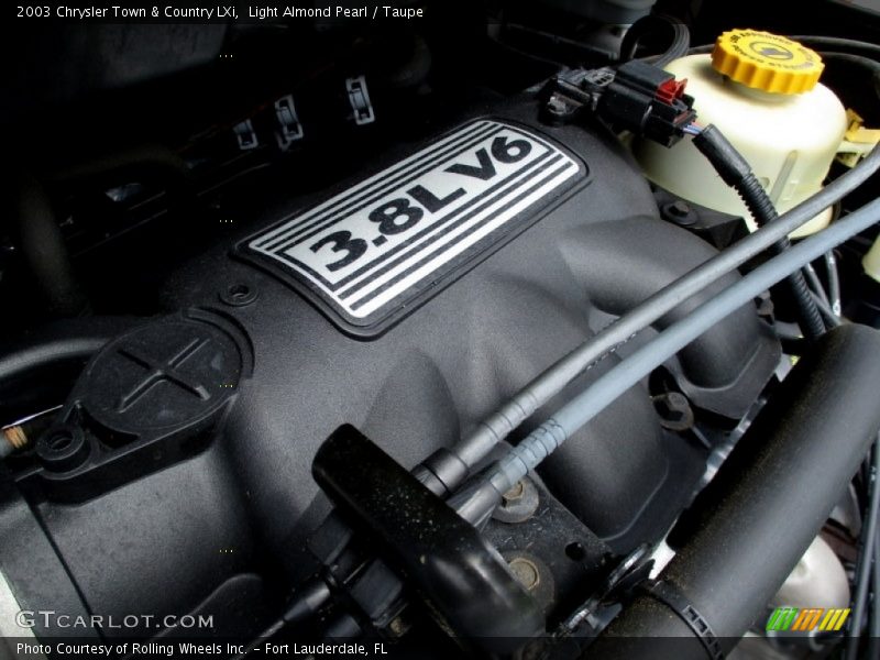 Light Almond Pearl / Taupe 2003 Chrysler Town & Country LXi