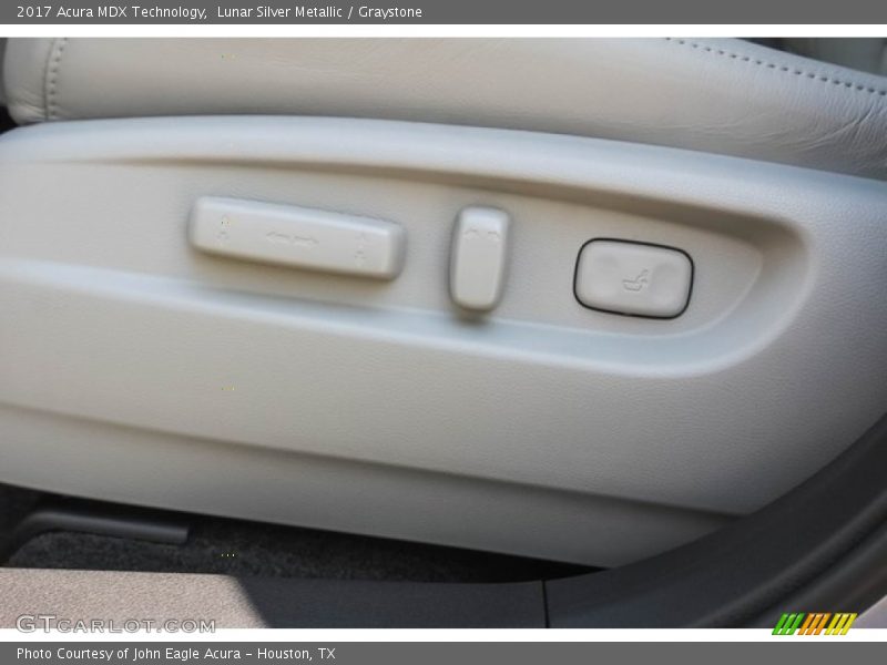 Lunar Silver Metallic / Graystone 2017 Acura MDX Technology