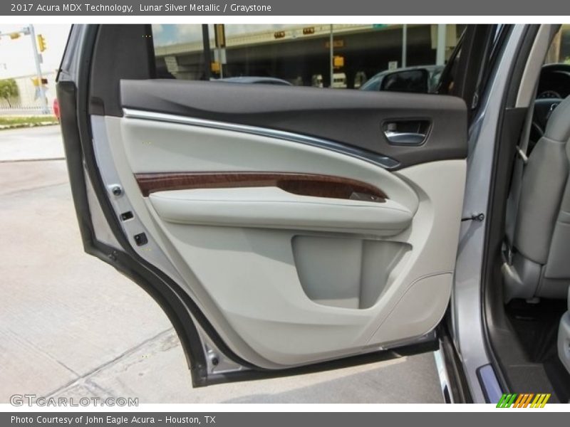 Lunar Silver Metallic / Graystone 2017 Acura MDX Technology