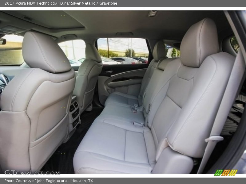 Lunar Silver Metallic / Graystone 2017 Acura MDX Technology