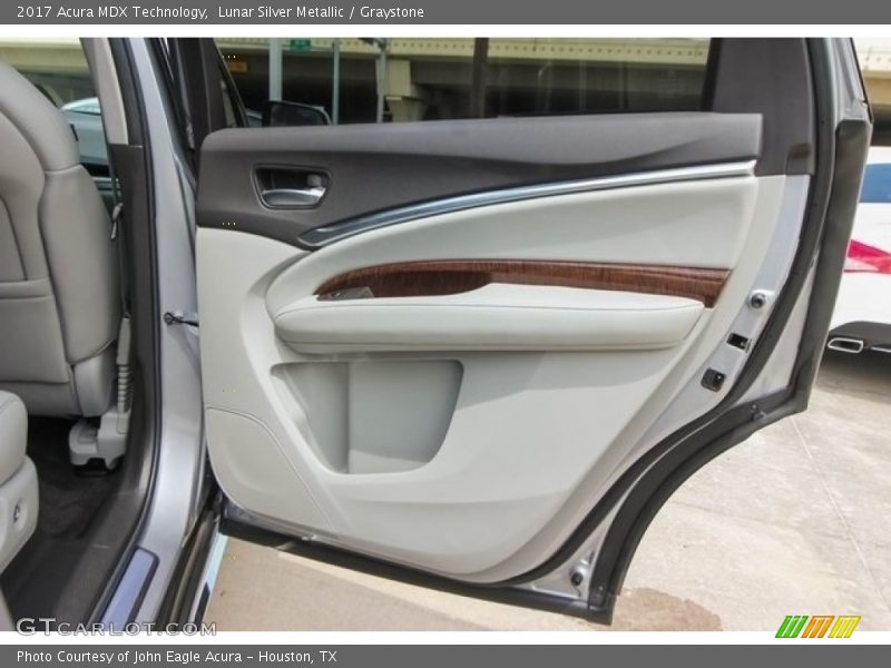 Lunar Silver Metallic / Graystone 2017 Acura MDX Technology