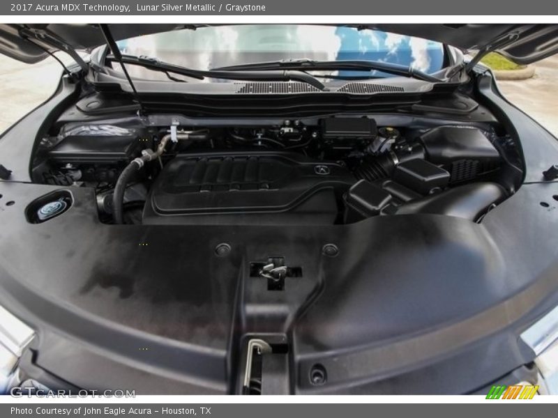 Lunar Silver Metallic / Graystone 2017 Acura MDX Technology