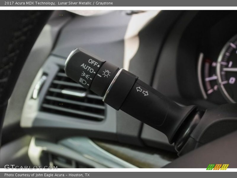 Lunar Silver Metallic / Graystone 2017 Acura MDX Technology