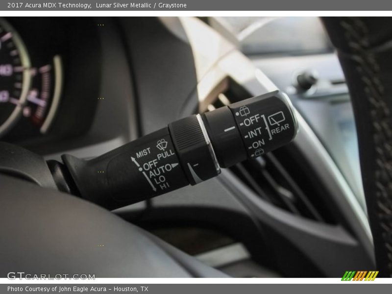 Lunar Silver Metallic / Graystone 2017 Acura MDX Technology