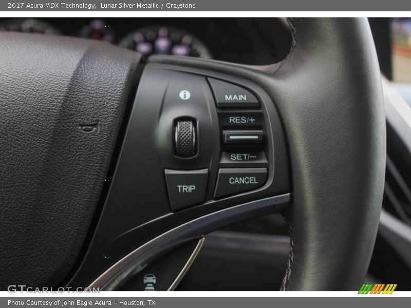 Lunar Silver Metallic / Graystone 2017 Acura MDX Technology