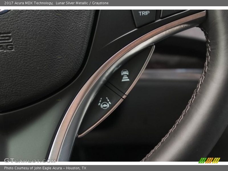 Lunar Silver Metallic / Graystone 2017 Acura MDX Technology