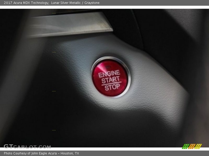 Lunar Silver Metallic / Graystone 2017 Acura MDX Technology