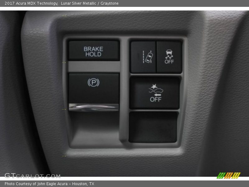 Lunar Silver Metallic / Graystone 2017 Acura MDX Technology