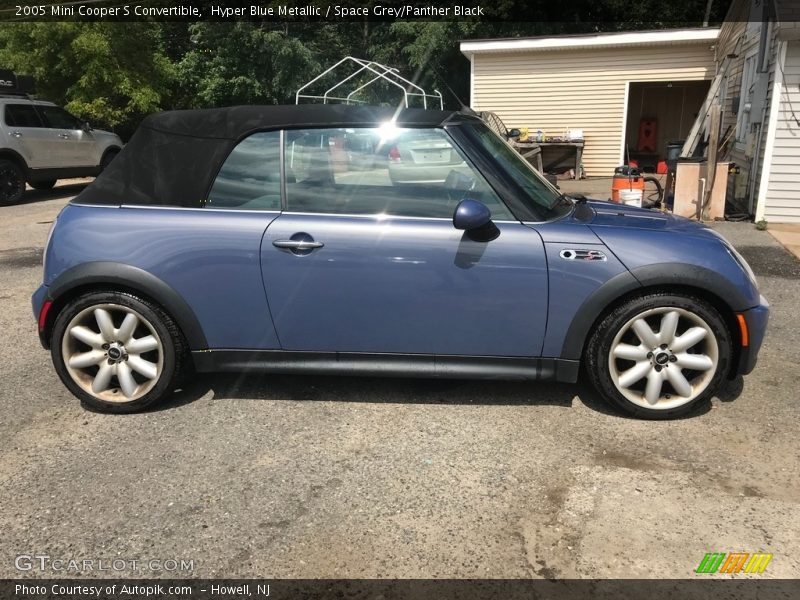 Hyper Blue Metallic / Space Grey/Panther Black 2005 Mini Cooper S Convertible