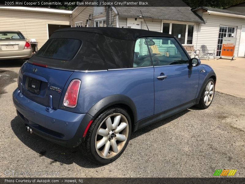 Hyper Blue Metallic / Space Grey/Panther Black 2005 Mini Cooper S Convertible