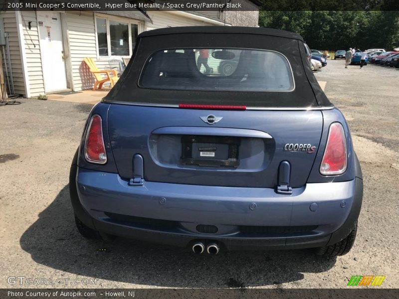 Hyper Blue Metallic / Space Grey/Panther Black 2005 Mini Cooper S Convertible