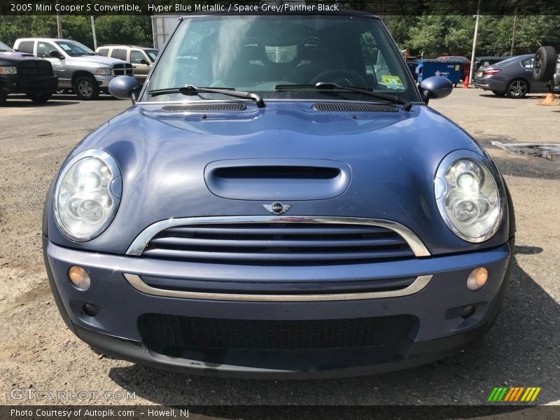 Hyper Blue Metallic / Space Grey/Panther Black 2005 Mini Cooper S Convertible