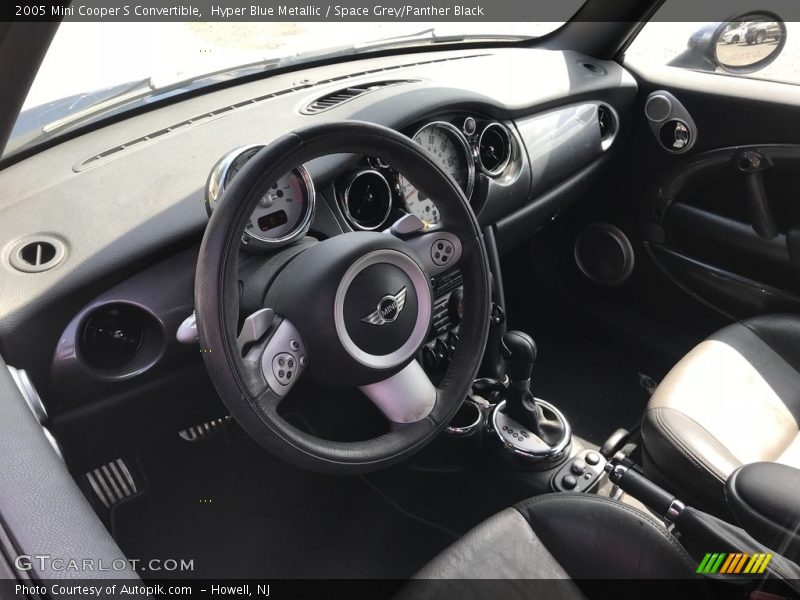 Hyper Blue Metallic / Space Grey/Panther Black 2005 Mini Cooper S Convertible
