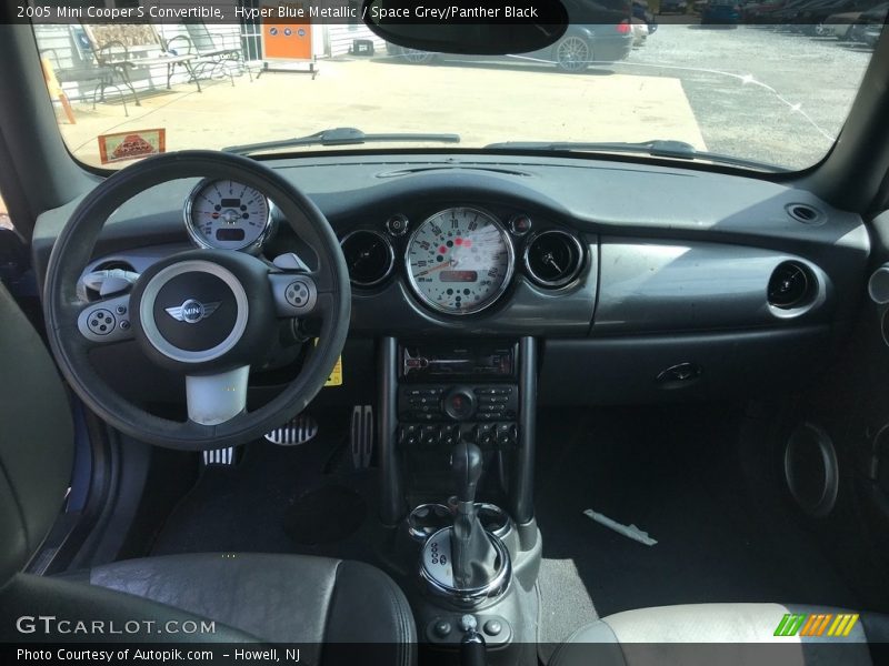 Hyper Blue Metallic / Space Grey/Panther Black 2005 Mini Cooper S Convertible