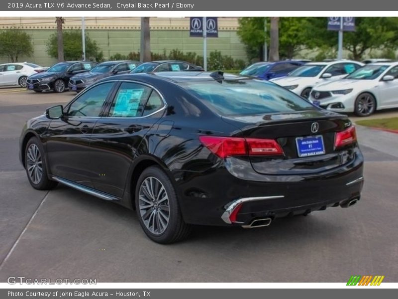 Crystal Black Pearl / Ebony 2019 Acura TLX V6 Advance Sedan