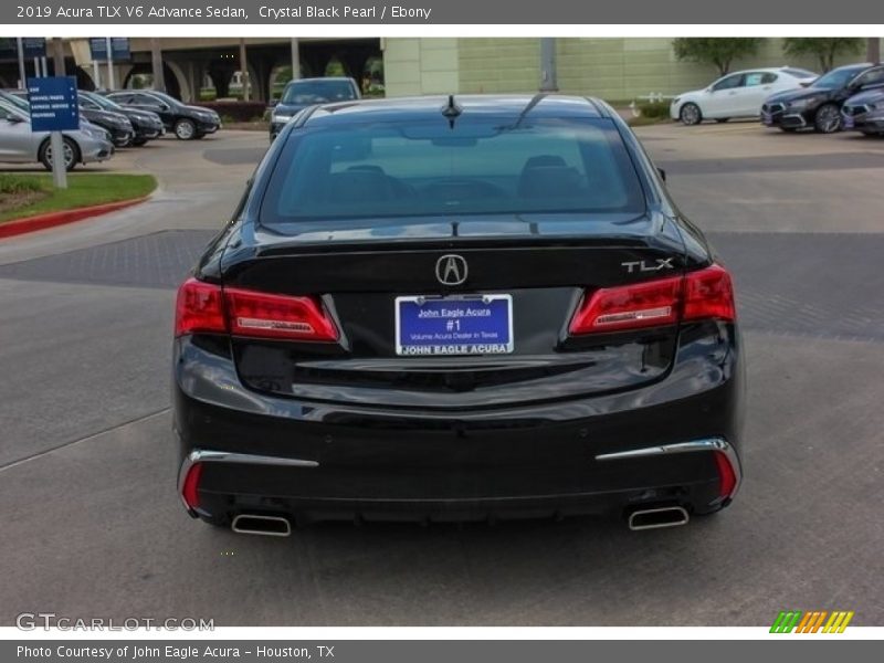 Crystal Black Pearl / Ebony 2019 Acura TLX V6 Advance Sedan