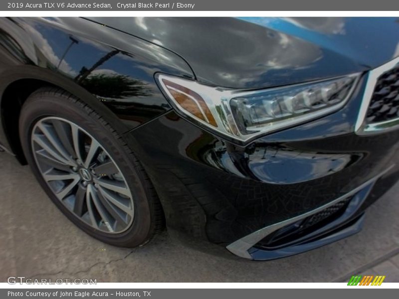 Crystal Black Pearl / Ebony 2019 Acura TLX V6 Advance Sedan