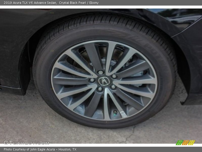 Crystal Black Pearl / Ebony 2019 Acura TLX V6 Advance Sedan