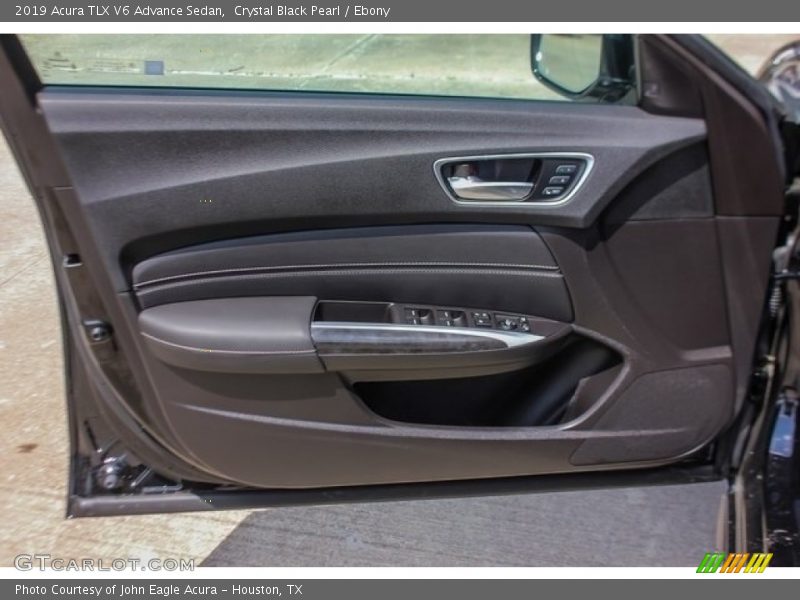 Crystal Black Pearl / Ebony 2019 Acura TLX V6 Advance Sedan