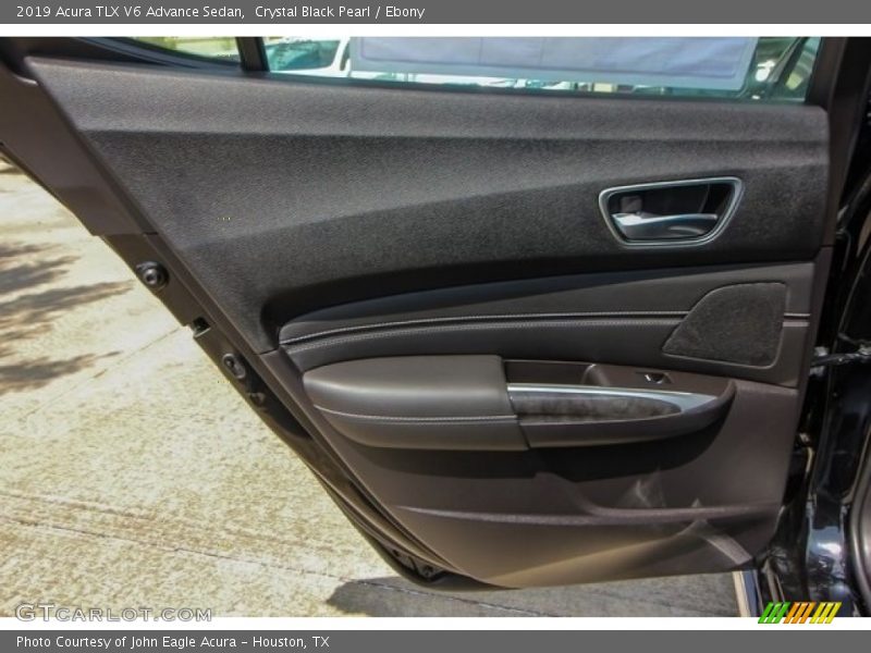 Crystal Black Pearl / Ebony 2019 Acura TLX V6 Advance Sedan