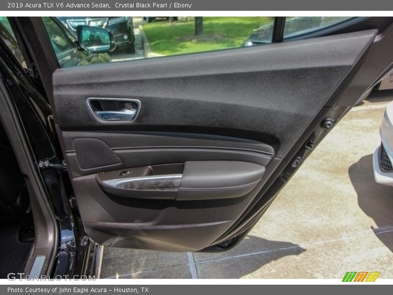 Crystal Black Pearl / Ebony 2019 Acura TLX V6 Advance Sedan