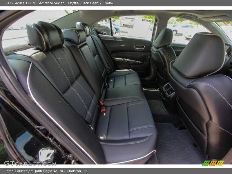 Crystal Black Pearl / Ebony 2019 Acura TLX V6 Advance Sedan